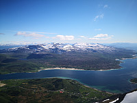 Tjeldøya med Jotind og Trollfjellet