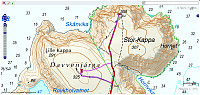 Tur 1: Nordkapp og Davvenjarga. 34min - 2,5km - 80hm