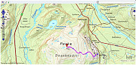 Turen på Peska. Bra råk til toppen. 5,4km - 236hm - 1 t 17min