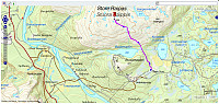 Turen på Raipas. Blautt og sporadisk råk til toppen. 5,6km - 209hm - 1 t 13min