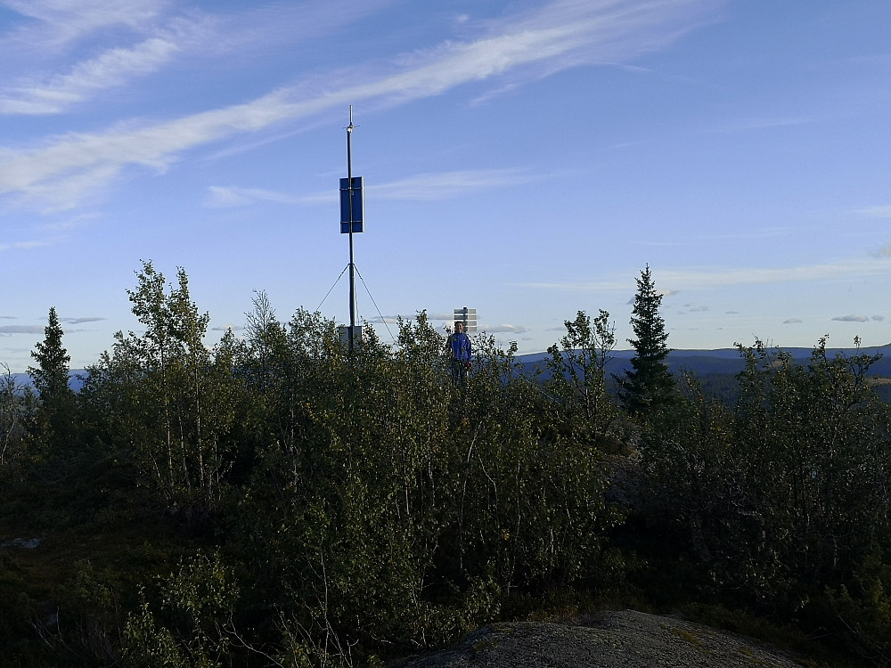 På toppen