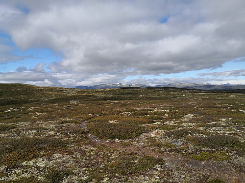 Frå Aust for Rennefjellet mot Vennisfjellet