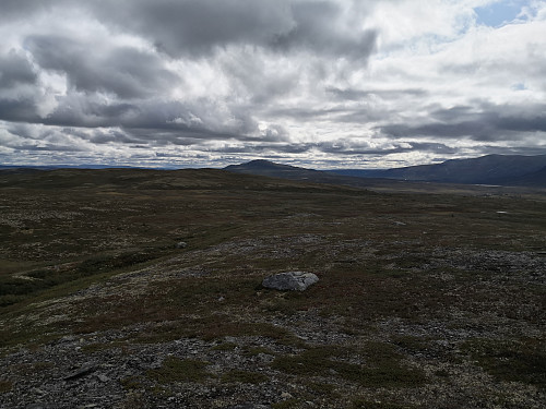 Frå Rennefjellet nord mot Grønsennknippa