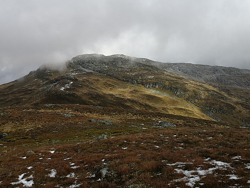 Geitaberget og Larsfonnberget frå Høgafjellet