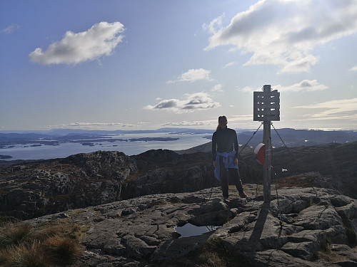 På toppen