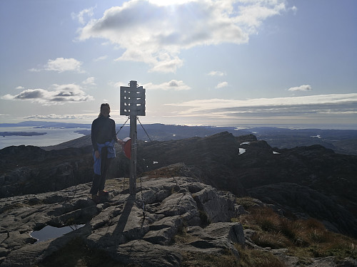 På toppen