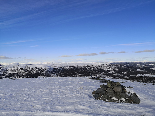 Utsikt nordover frå Fjellenden