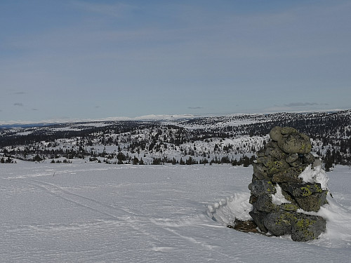 Mot Skeikampen-området frå fyste toppunkt på Kjettberget