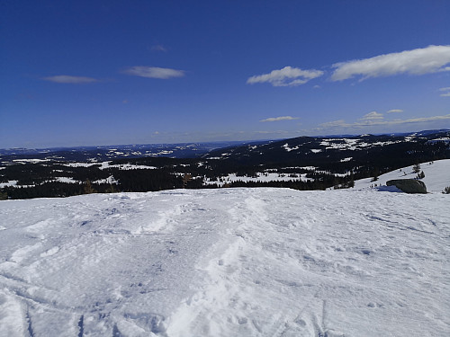 Mot Mjøsa frå Hærfjellet