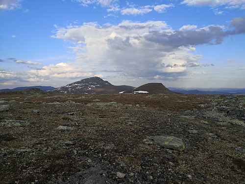 Skaget og Svarthamaren frå Øystre Skreddalsfjellet