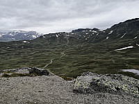 Mot Hornstølen og Skyrifjellet