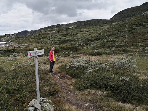 Stigninga mot Marabotthornet byrjar