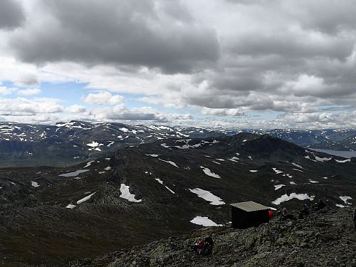 Mot Svarteknippa/Skyrifjellet frå Bitihødn