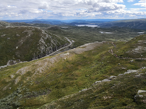 Sørover Valdres frå Nørdre Båtskardhaugen