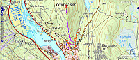 Turen til Grimsåsen i Trysil. 4,2 km - 55 min - 250 hm