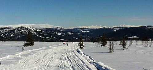 Starten på Vestfjelløpet, Rondane i bakgrunnen