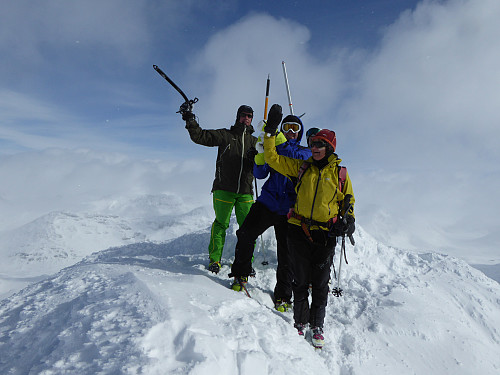 På toppen av Sokse. Foto: Knut Tønsberg.