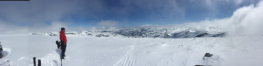 Nyter utsikten.
