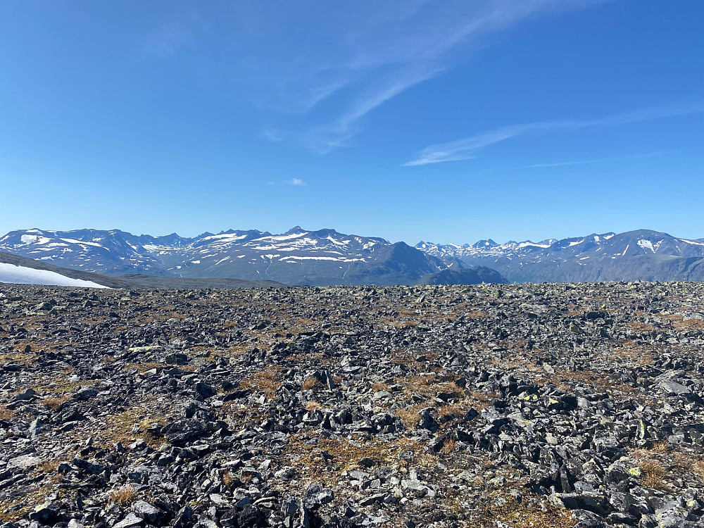 Utsikt mot Jotunheimen fra Styggehø