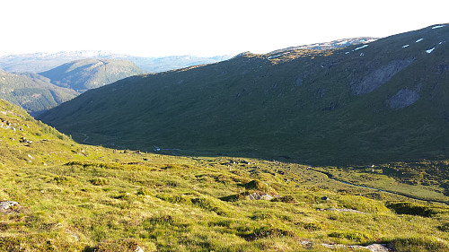 Tjønnelandsstøylen, Viefjellet til venstre