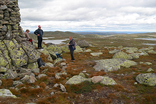 29.08.2015 - Utsikt nordover fra toppen av Sørbølfjellet (1284).