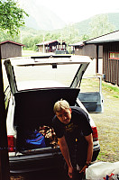 12.07.2002 - Snart klare for avreise fra campingplassen i Utladalen.
