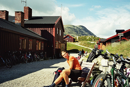 03.08.2002 - På Rondvassbu etter turen på Storronden (2138). Snart rullet vi ned til Spranget parkering...