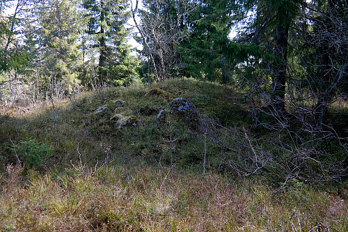 Denne kulen virket høyest på det flate toppområdet på Brattås (236).