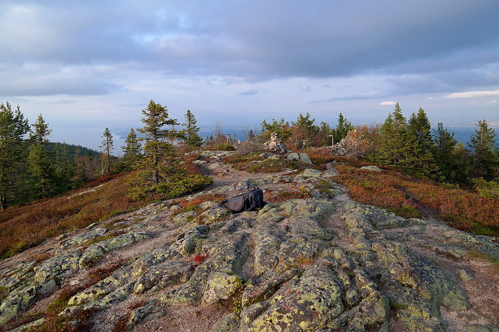 På toppen av Skreikampen (698).