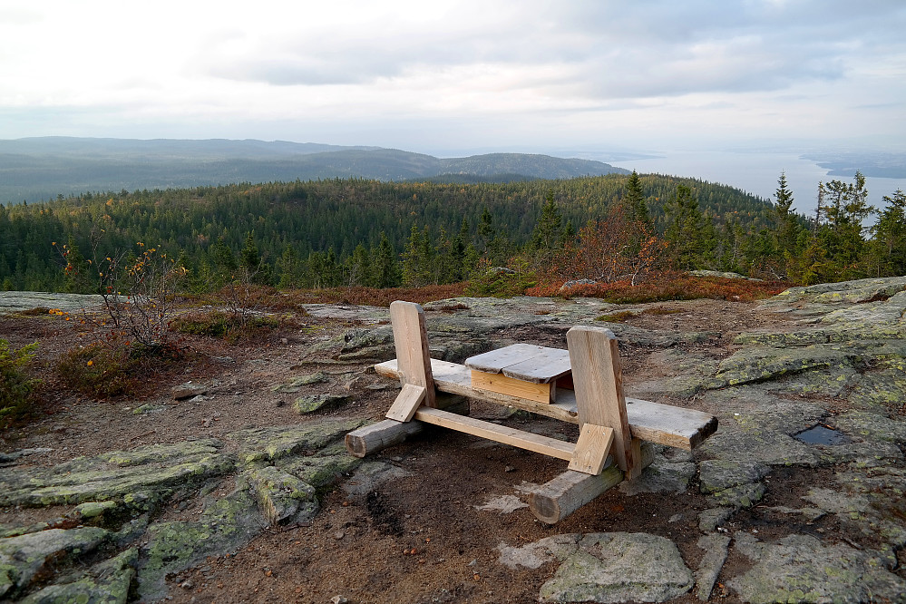 Utsikt mot nordvest fra Skreikampen.