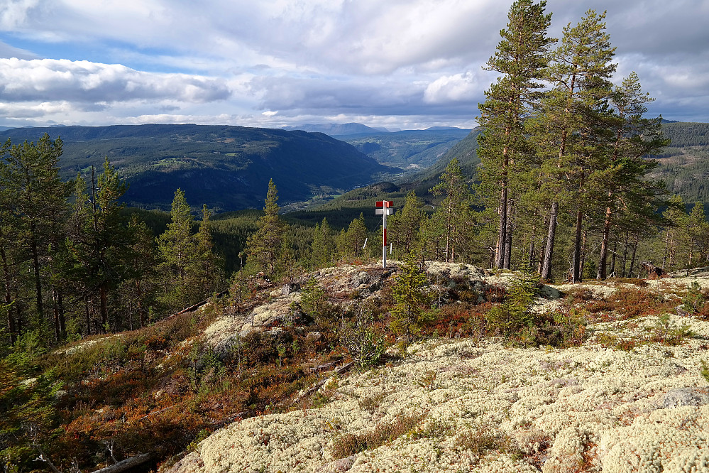 God utsikt nordover fra Rudsåsen Nordvest (786).
