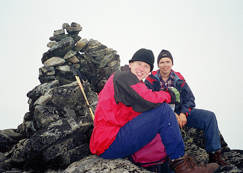 29.07.1997 - På toppen av Galdebergtinden (2075).