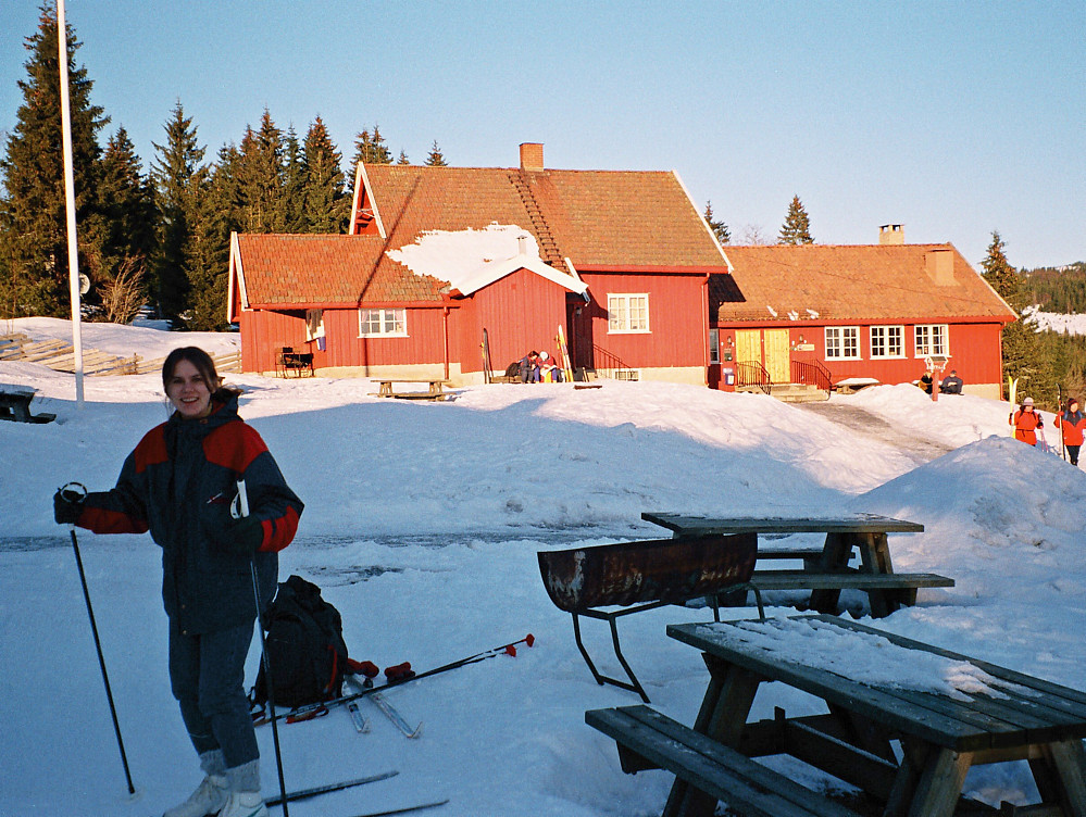 06.02.1999 - Grete foran Finnerud i Nordmarka.