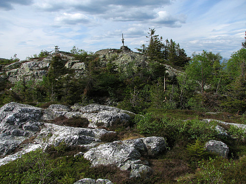 30.05.2014 - Kun få meter igjen til toppvarden på Tåråfjellet (826).