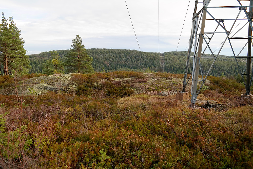 04.11.2014 - Storås (381) sett fra toppen av Sveltleinåsen (329).
