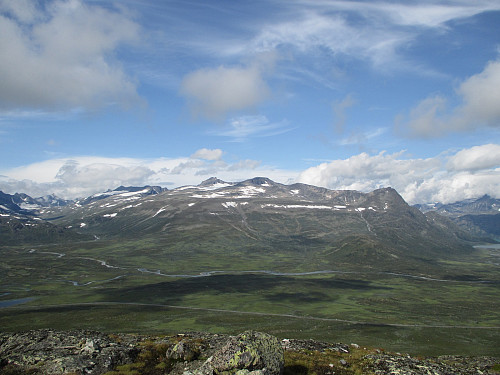 Tjønnholstinden, Høgdebrotet og Kvassryggen