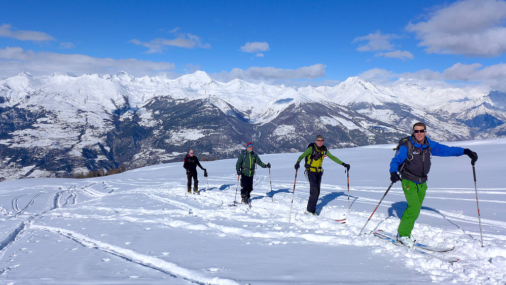 Fin utsikt mot Grand Combin