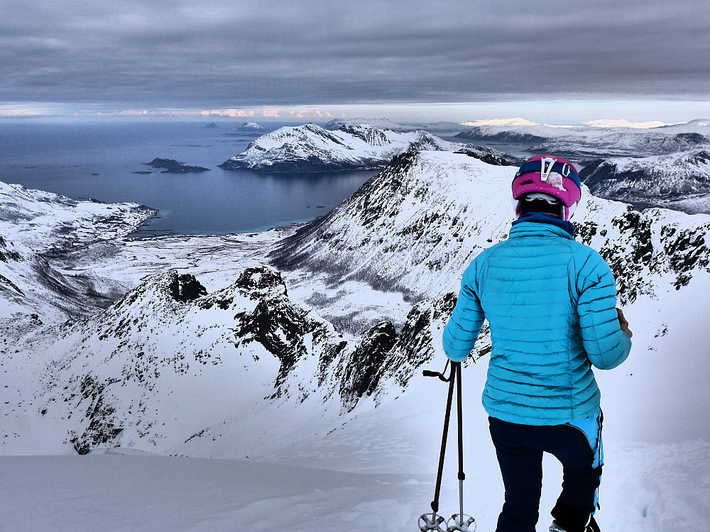 På turen ned til skidepot