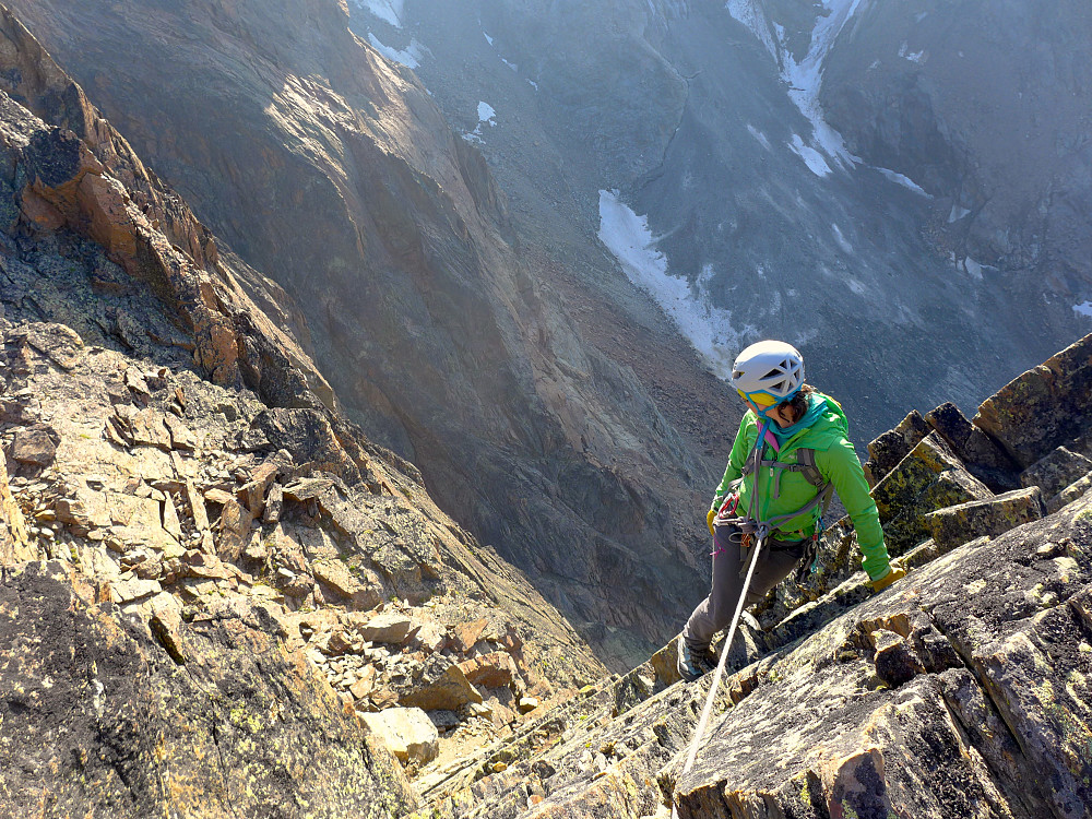 The first downclimb