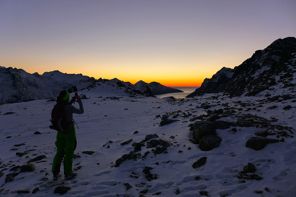 Viktig å ta bilder av solnedgang :)