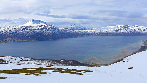 Balsfjord + Fugltind sett fra halvveis opp