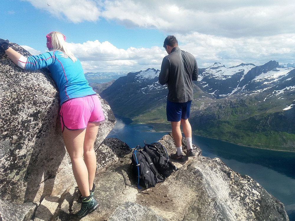 Andre folk på toppen