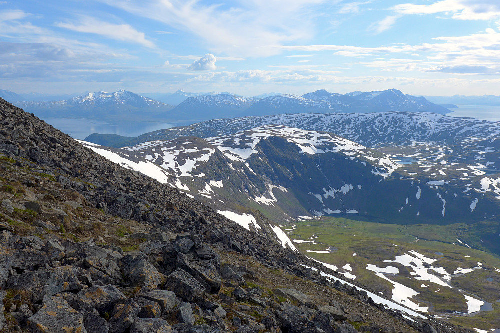 Utsikt mot Malangen