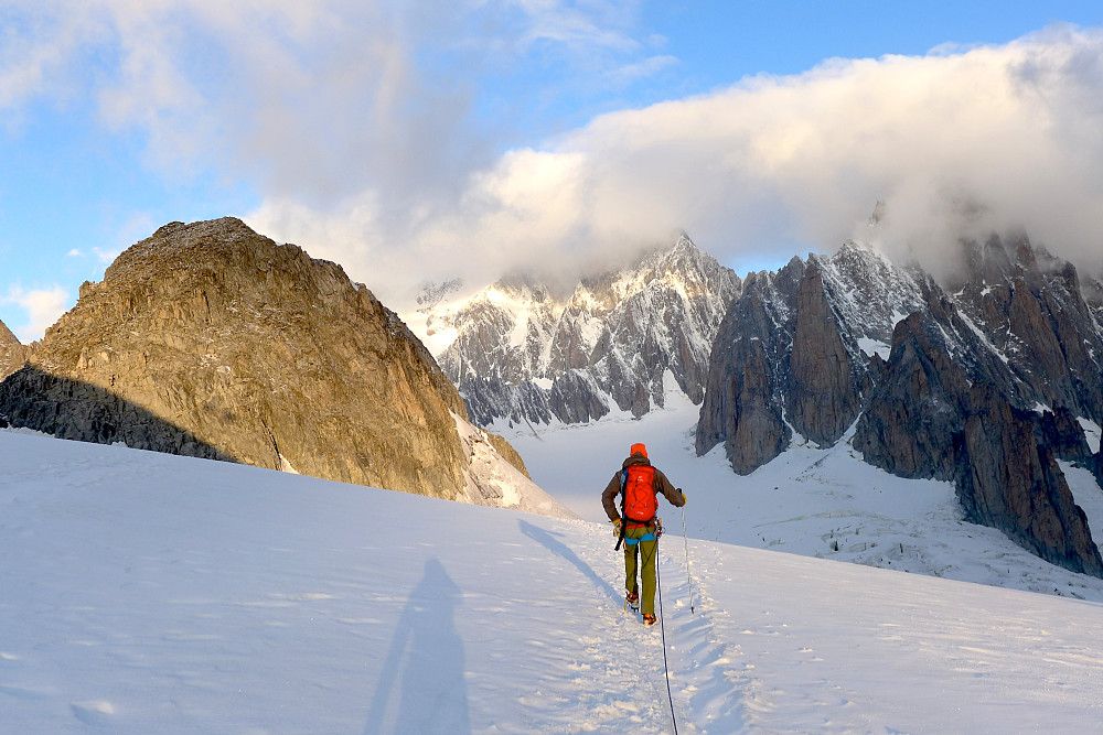 On the approach to the Col d'Entreves