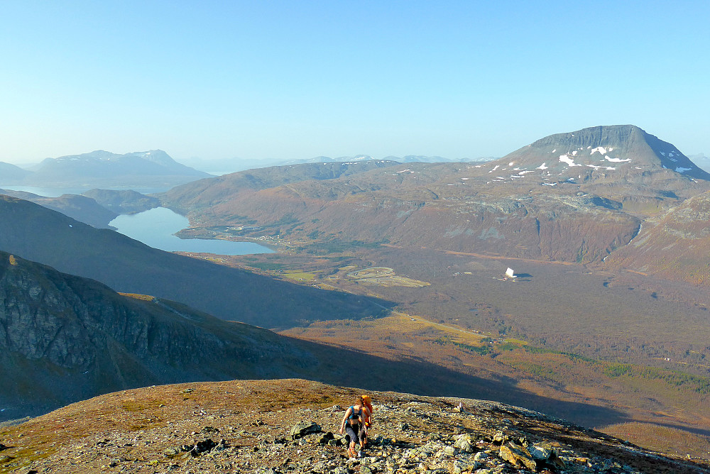 Sommerlig temperatur på Middagsaksla
