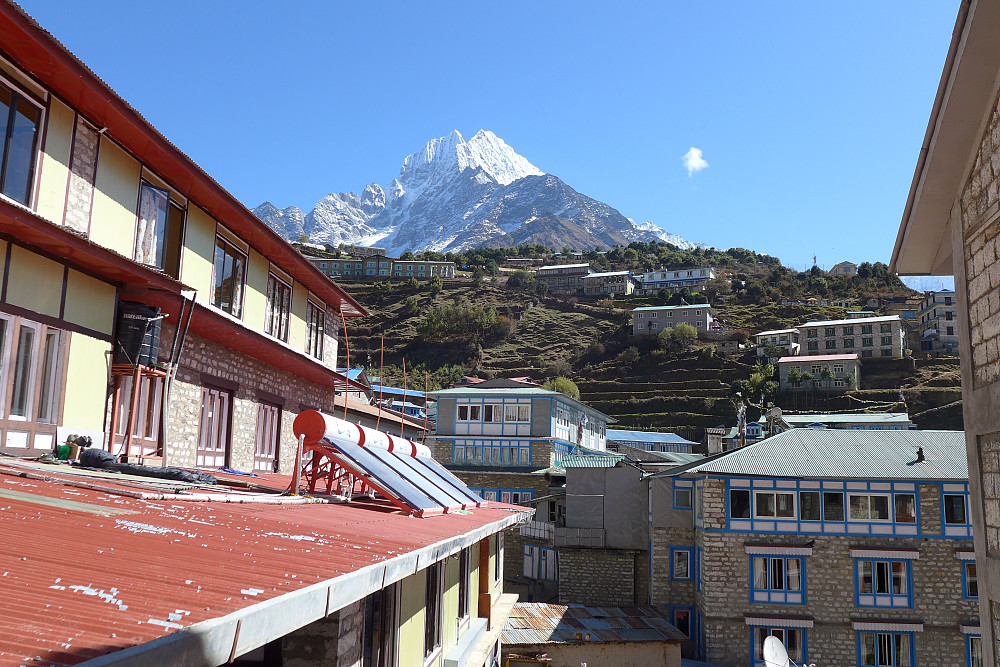 Chilled out morning in Namche Bazaar