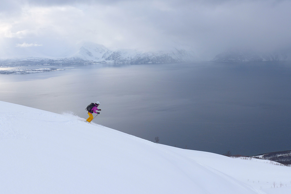 Jana nyter fine snøforhold