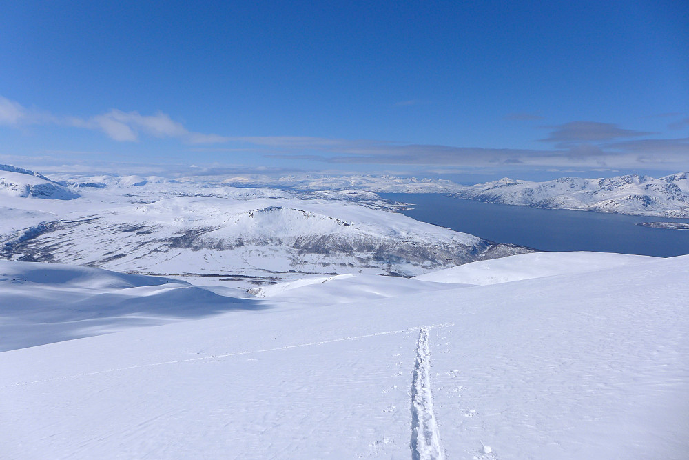 Fin snø for litt tråkkearbeid