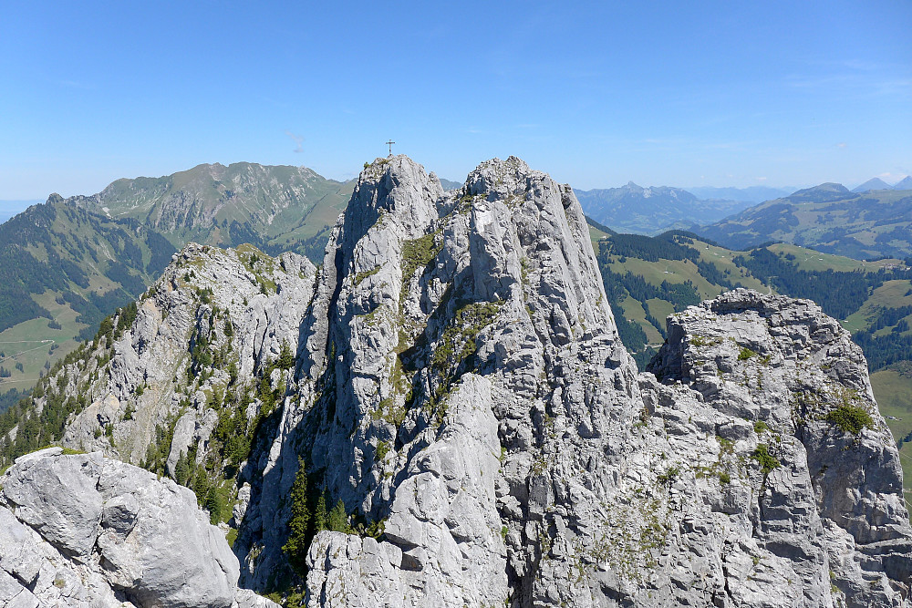 View of towards the Glattewandspitze from the Marchzähne