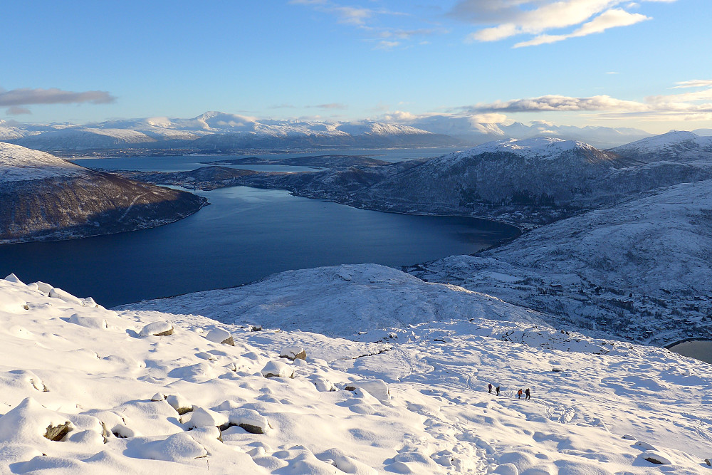 Fjellet er blitt godt kledd i nysnø
